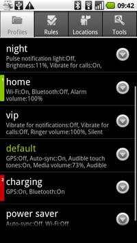 Setting Profiles Lite screenshot 1