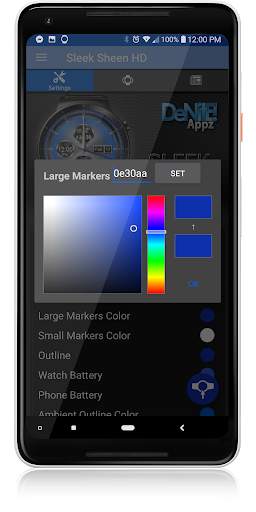 Sleek Sheen HD Watch Face Widget & Live Wallpaper screenshot 6
