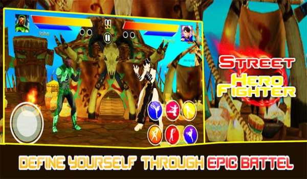 Super Heros Fight vs Street Hero Fighters Battle screenshot 2