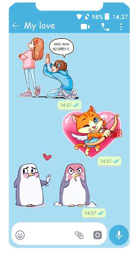 Love Stickers For Whatsapp 2020 screenshot 4