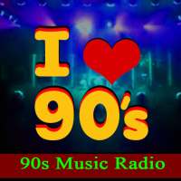 90s Music radio logo