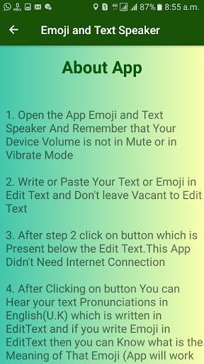 Emoji and Text Speaker(Speaker) screenshot 8