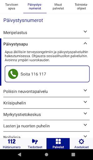 112 Suomi screenshot 2