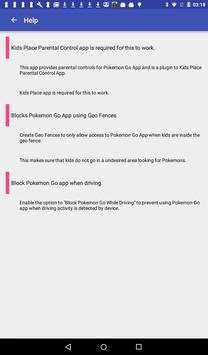 Parental Controls 4 Pokémon Go screenshot 5