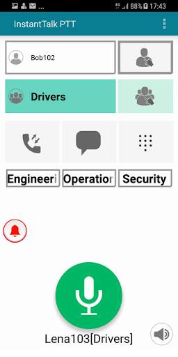 Instant Talk PTT screenshot 1