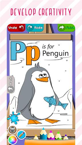 Coloring Games for Kids – Learn letters screenshot 2