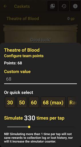 OSRS Loot Simulator screenshot 3