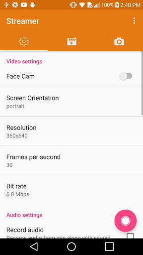 Screen Recorder - Record, Stream, Edit  (beta) screenshot 1
