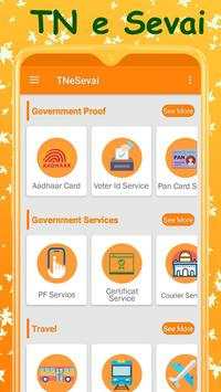 TN e-Sevai : Tamilnadu e Services screenshot 1