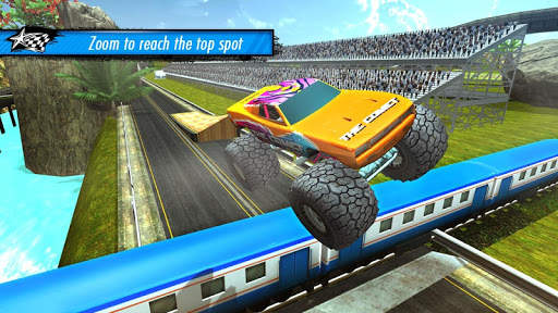 Train vs Car Racing 3D screenshot 3