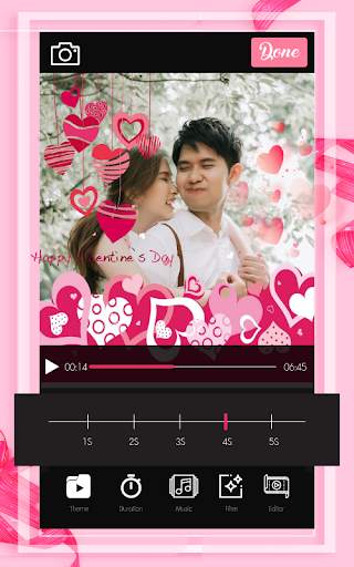 Valentine Day Video Maker  Valentine Slideshow screenshot 2