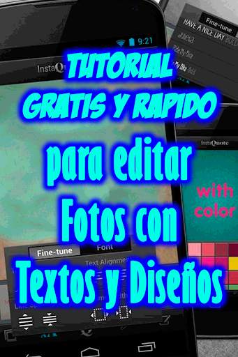 Editar Fotos con Textos y Diseños Tutorial screenshot 3
