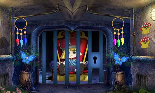 Cute Little King Rescue best Escape Game-372 скриншот 3