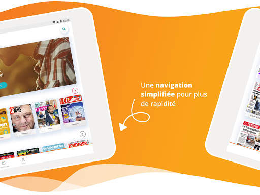 The ePresse kiosk screenshot 2