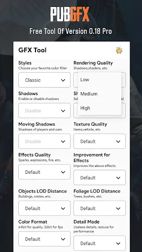 GFX Tool for PUBG - Guide for pubg 2020 screenshot 3