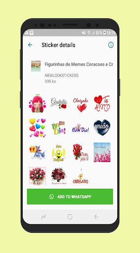 Figurinhas de Memes Corações e Crush WAStickerApps screenshot 4