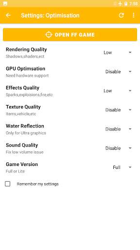 GFX TOOL For FREE Game Launcher & Optimizer screenshot 2