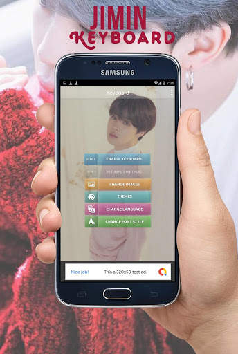 BTS Jimin Keyboard KPOP screenshot 2