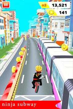 Ninja Run Subway screenshot 1