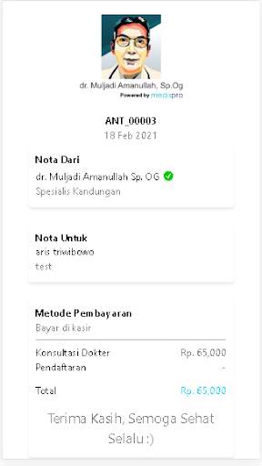 Praktek dr. Muljadi Amanullah, Sp.OG screenshot 4