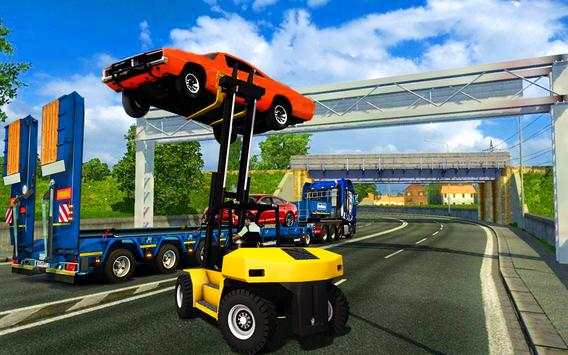 Excavator Car Transport Forklift Simulator screenshot 2