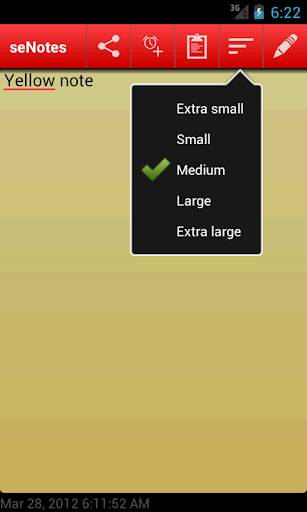 seNotes Plus - notes widget screenshot 3