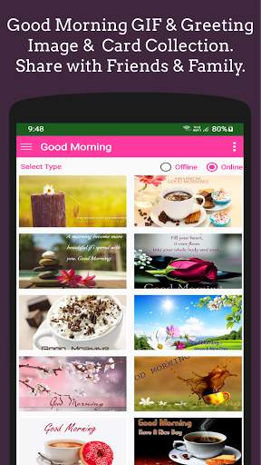 Good Morning GIF & Greetings  Collection скриншот 3