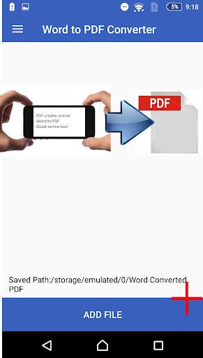 Word to PDF Converter & PDF Creator Online screenshot 1