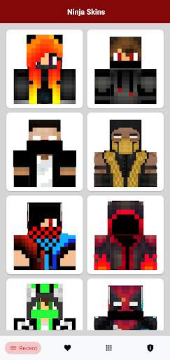 Ninja Skins for MinecraftPE screenshot 1