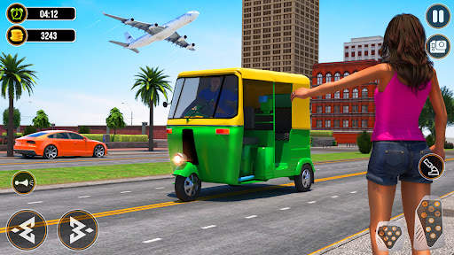 Tuk Tuk Auto 인력거 3D 게임 screenshot 1