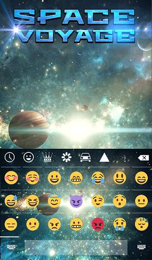 Space Voyage Animated Keyboard   Live Wallpaper स्क्रीनशॉट 4
