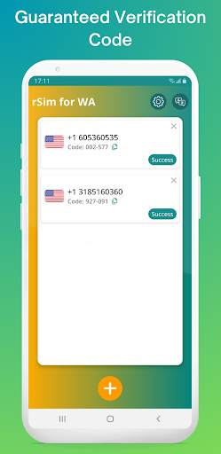 Virtual Number for WhatsApp screenshot 1