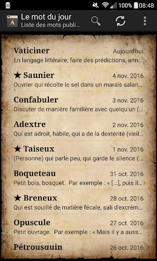 Le mot du jour скриншот 1