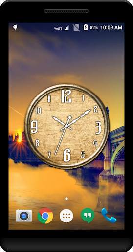 Wooden Clock Live Wallpaper screenshot 4