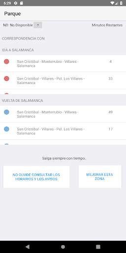 BMS - Bus Metropolitano de Salamanca screenshot 2