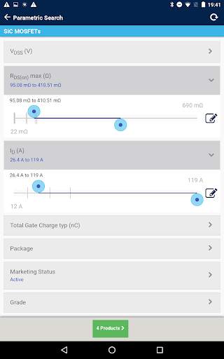 STPOWER MOSFET Finder screenshot 3
