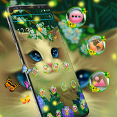 Adorable Cute Nature Cat Theme icon