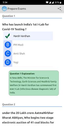 Prepare Exams App: Current Affairs, GK, Quiz screenshot 4
