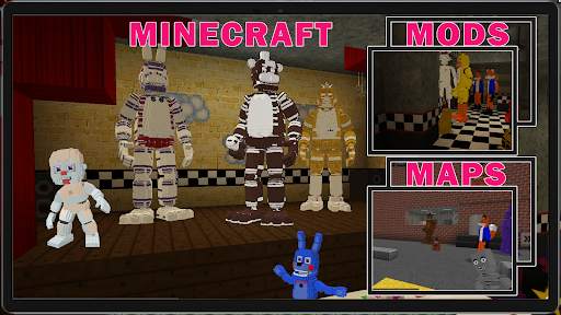 FNaF Freddy Mod Minecraft screenshot 4