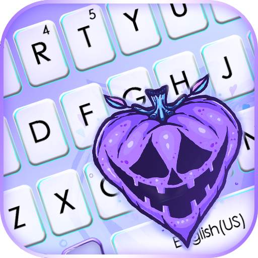 Creepy Pumpkin Keyboard Background 1.0