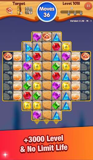 Jewels Crush : Match-3 screenshot 1