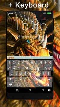Dragon Keyboard Lock Screen screenshot 4