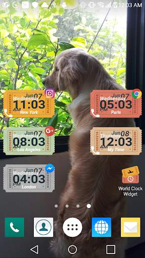 World Clock Widget screenshot 1
