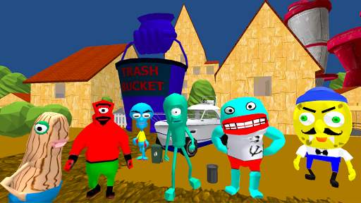 Plankton Gang Secret. Sponge's Neighbor Escape 3D screenshot 1