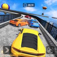 Mega Ramp Car Stunts 3D - Stunt Car Racing Game logo