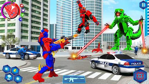 Limo Car Dino Robot Car Game screenshot 4
