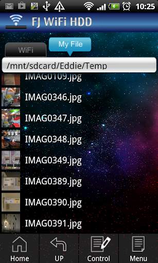 FJ WiFi HDD screenshot 1