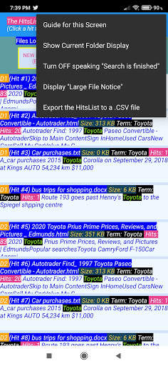 FindWiz - Text Search 4 تصوير الشاشة