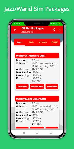 All Networks Sim Packages 2020 | All Sim Packages screenshot 3