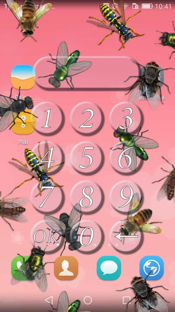 Flies lock screen prank screenshot 1